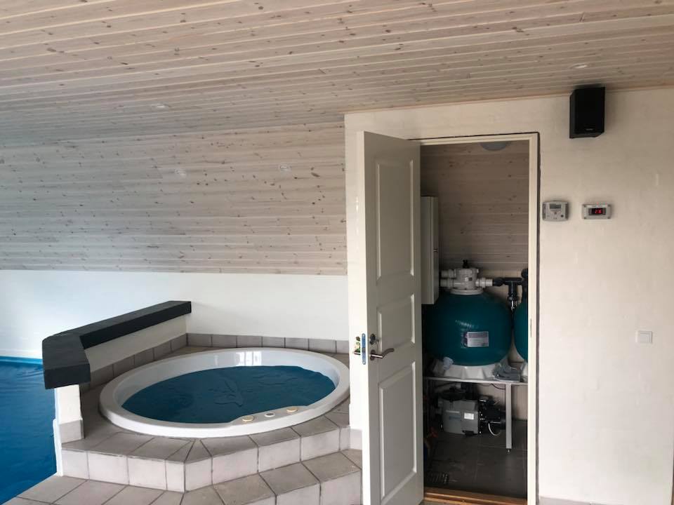 Brændt teknikrum i sommerhus